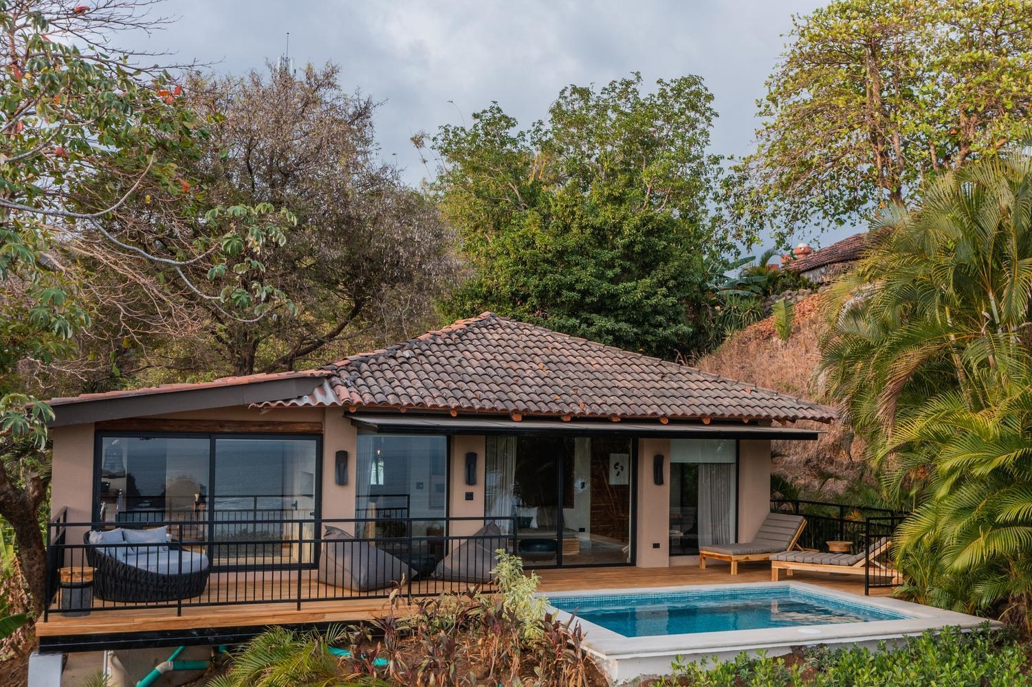 A bungalow with plunge pool at Hotel Punta Islita, Costa Rica