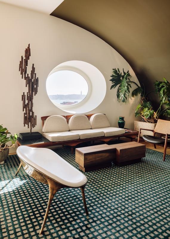 A lounge area in a suite at Bairro Alto hotel in Lisbon