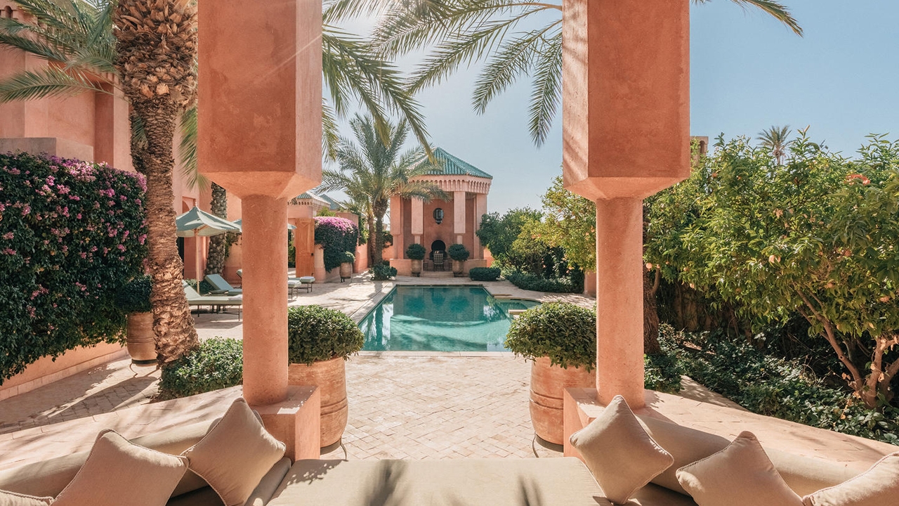 Amanjena Pavilion by pool