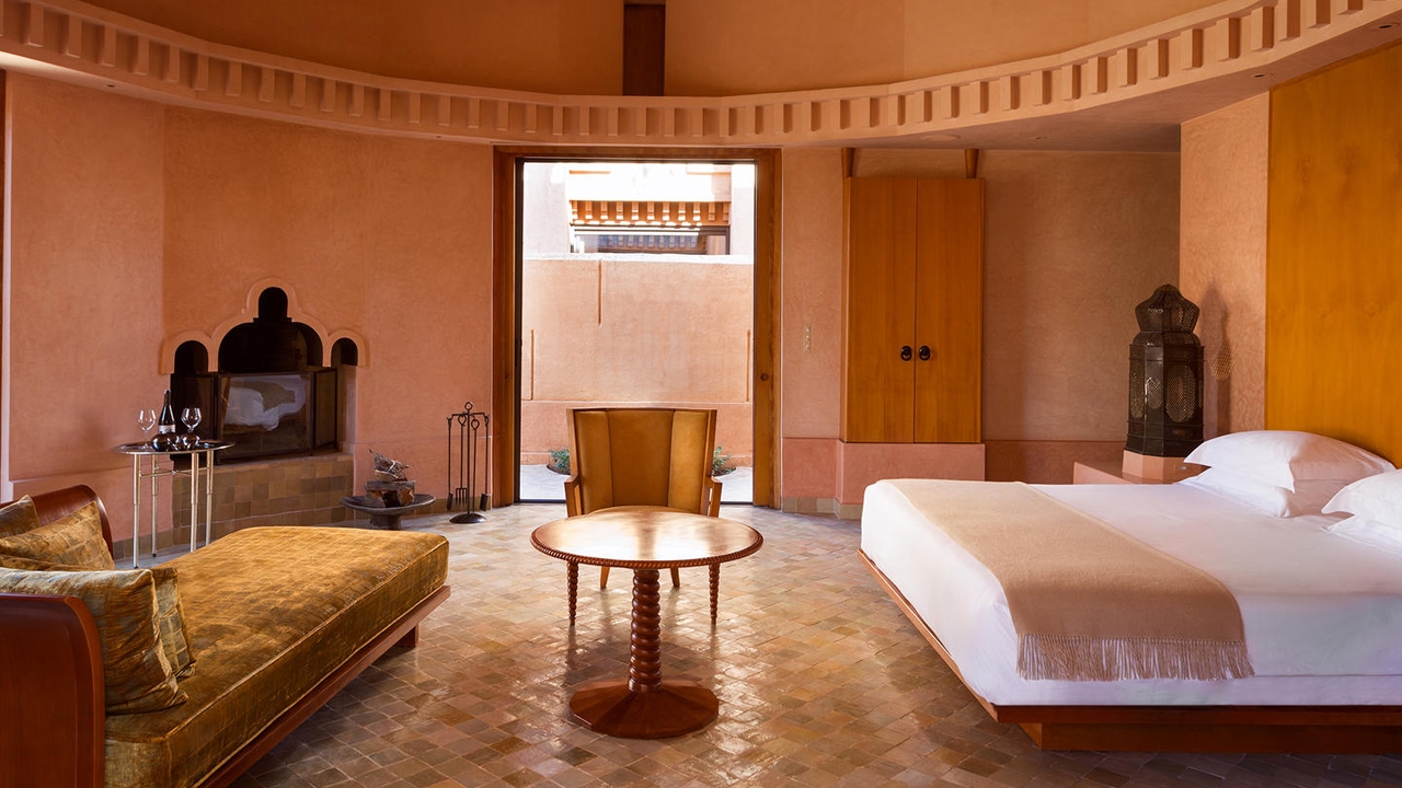 Amanjena hotel room