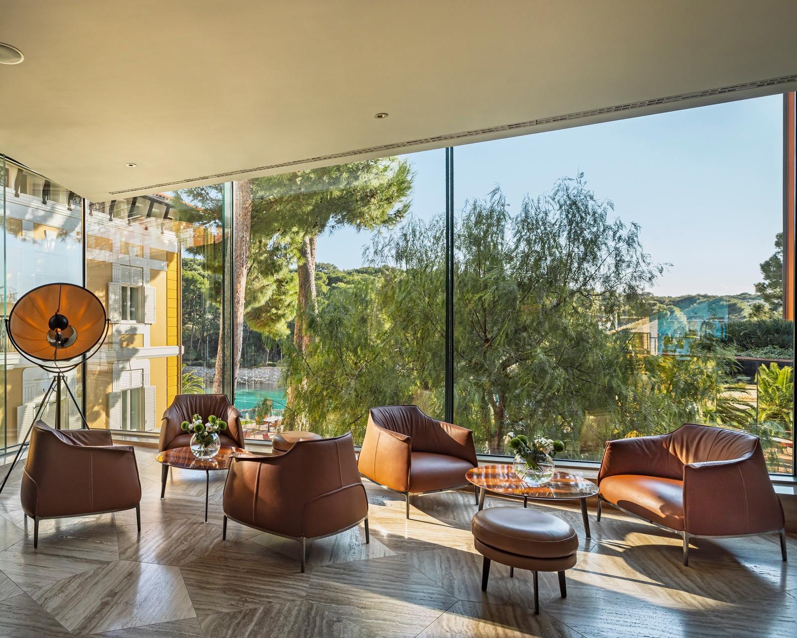 A lounge area at Boutique Hotel Alhambra in Croatia
