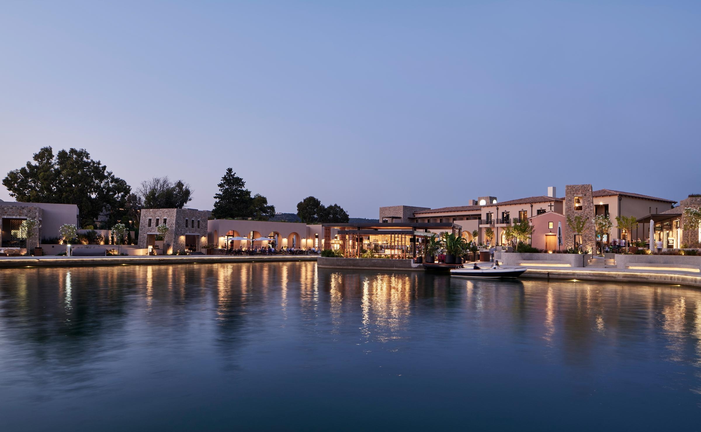 W Costa Navarino at night