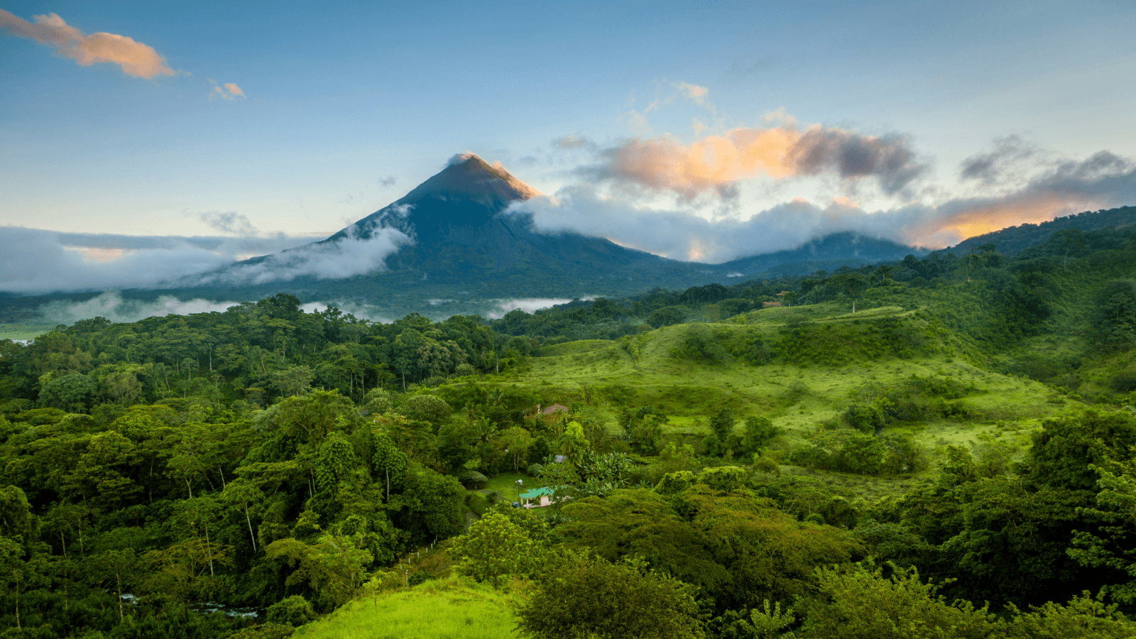 Arenal volcano in Costa Rica