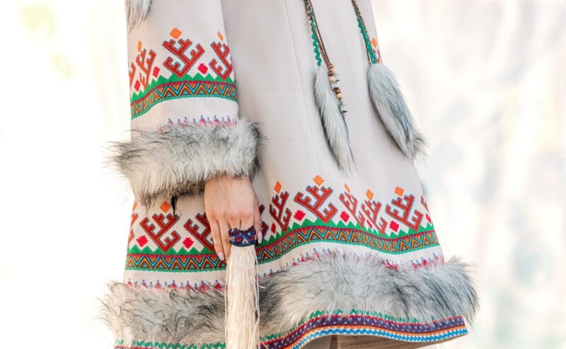 Traditional clothing of the indigenous people of the north.