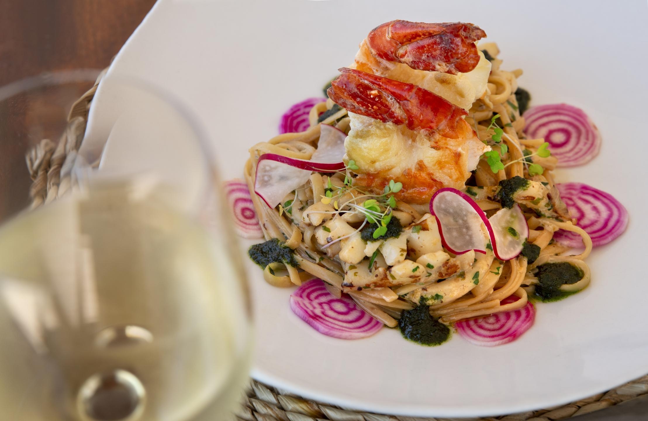 An artfully presented meal at andBeyond Benguerra Island.