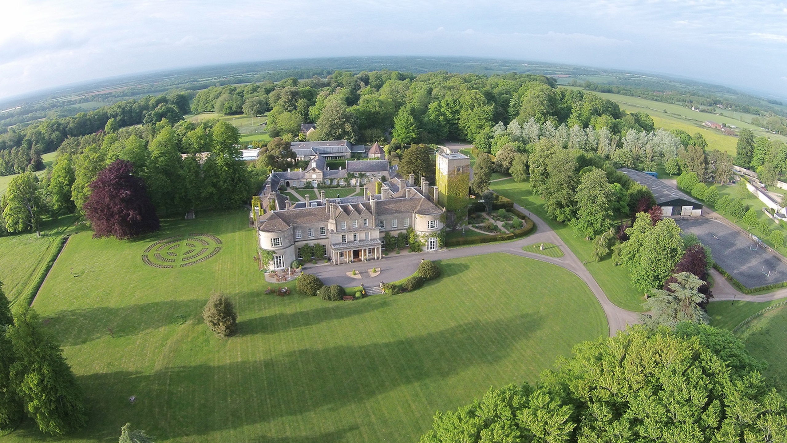 lucknam-park-aerial