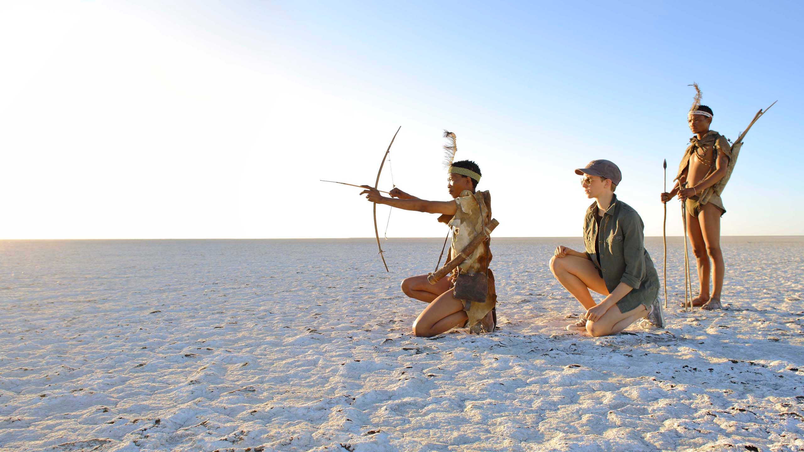 Meno a Kwena - Bushman Saltpan Panoramic, Makgadikgadi Pans, Botswana