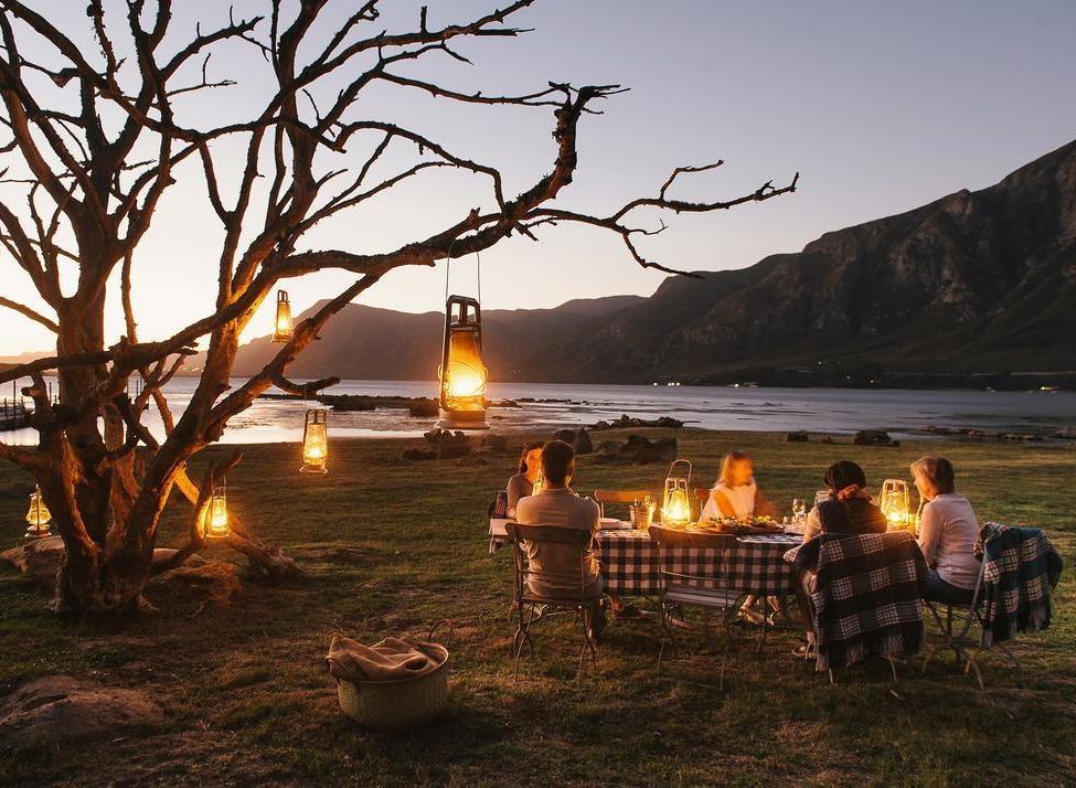 Riverside dining at Coot Club.