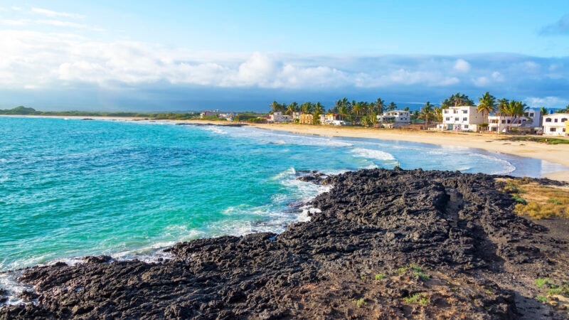 Beach on Isabela Island in Galapagos