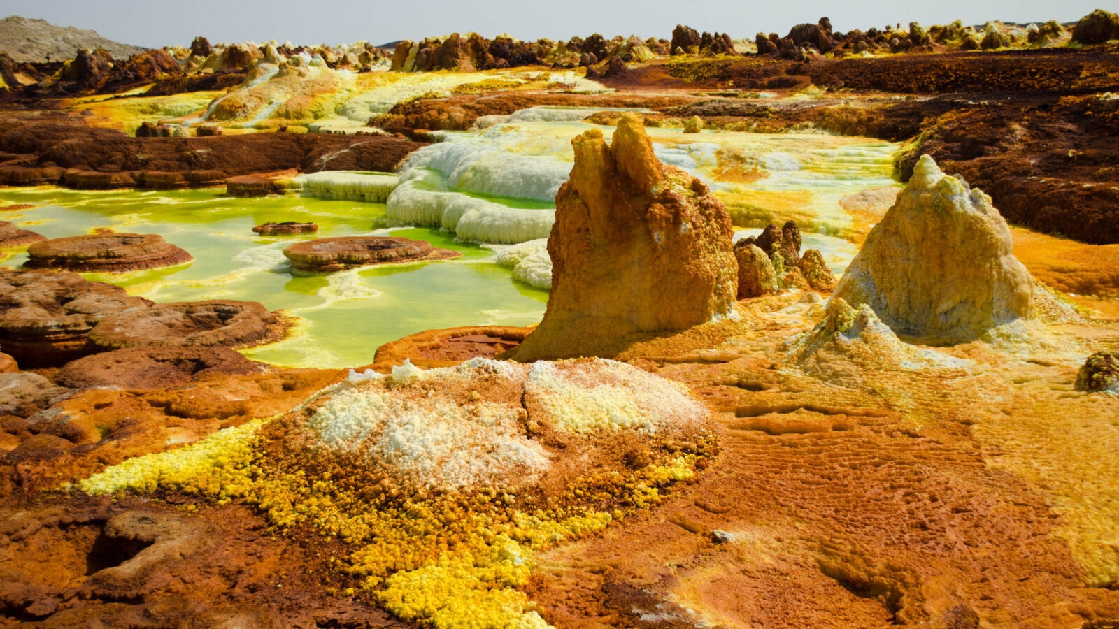 Vulcano Dallol, Ethiopia, Danakil Depression