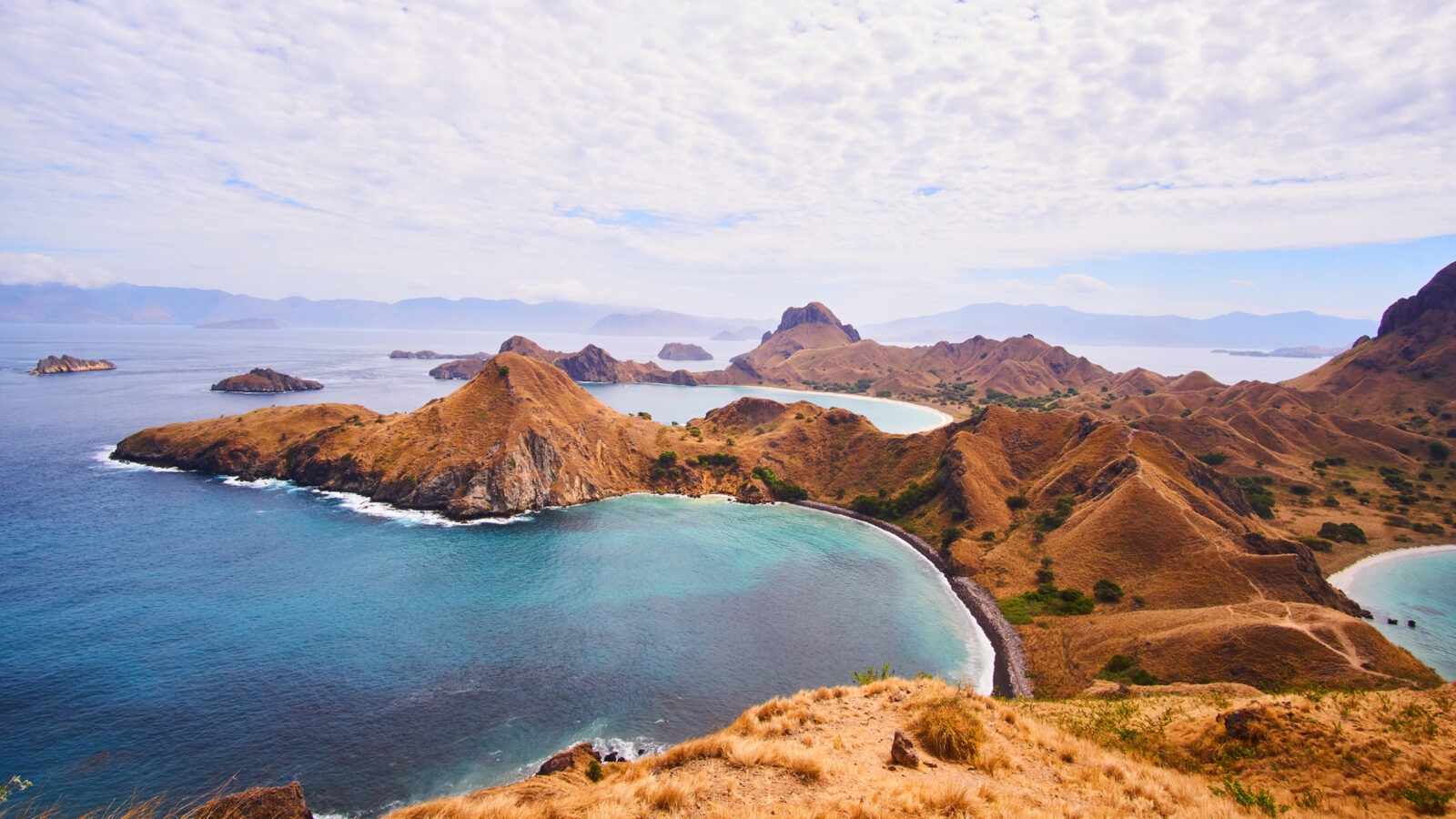 beautiful padar island indonesia