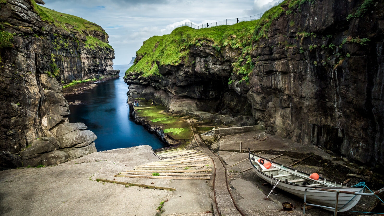 gjogv-boat-faroe-islands-denmark