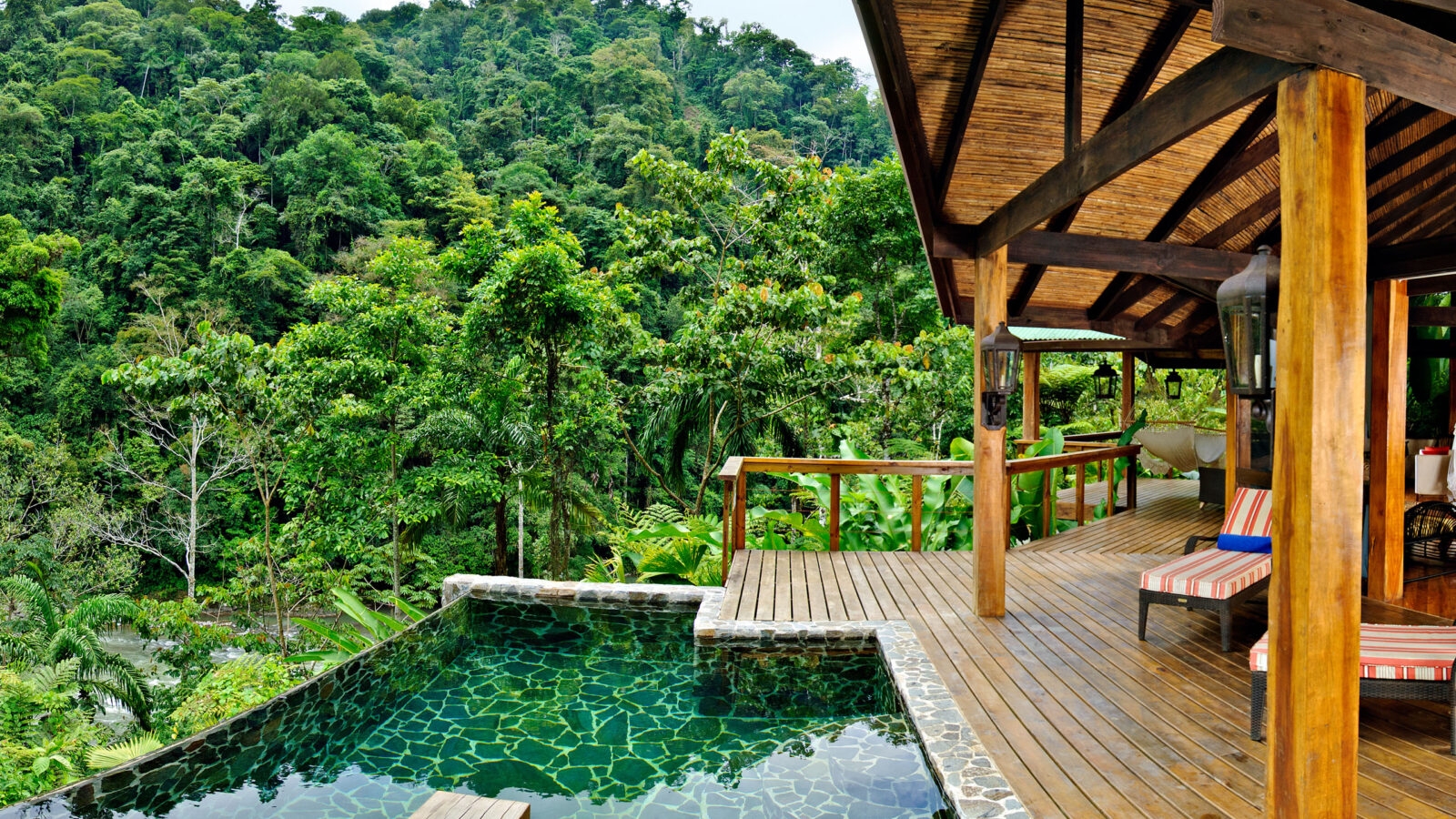 Pool at Pacuare Lodge Costa Rica