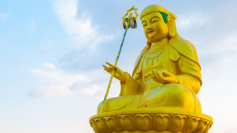 Buddha statue at Haedong Yonggungsa Temple in Busan, Korea