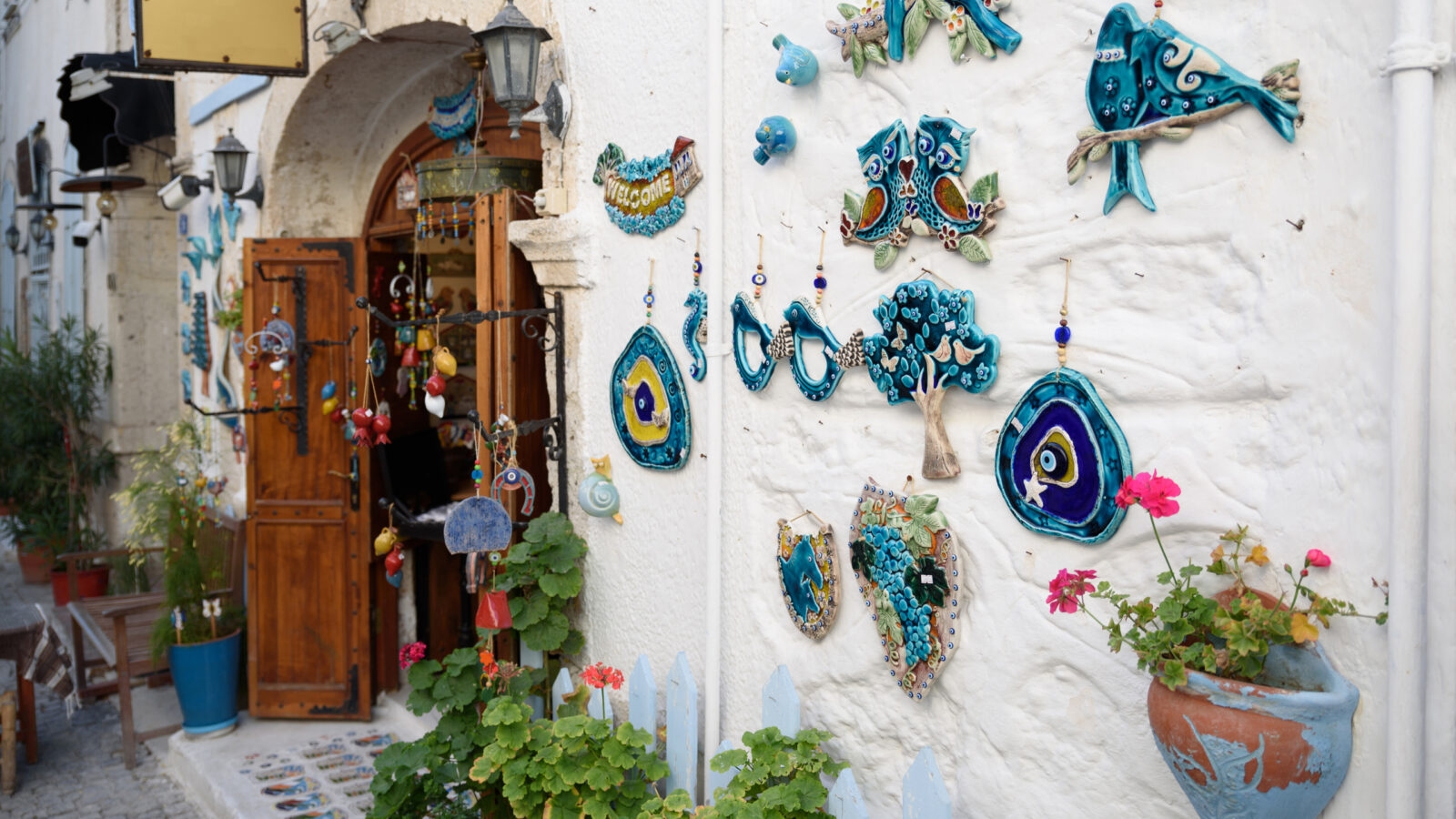 Souvenir shop in Alacati
