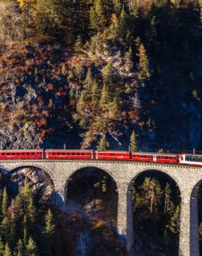 A Luxury Train Journey Through Switzerland