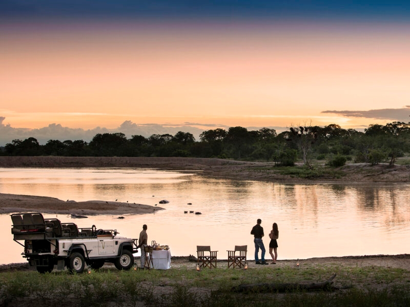 Luxury South African Safaris and Tours - sunset over the water