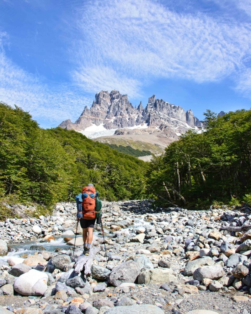 Trekking in the beautiful Cerro Castillo Reserve, Aysen, Patagonia