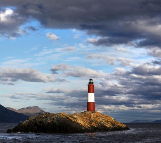 The Beagle Channel lighthouse in Ushuaia