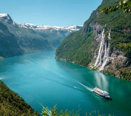 Seven Sisters waterfall in Geirangerfjord, Norway