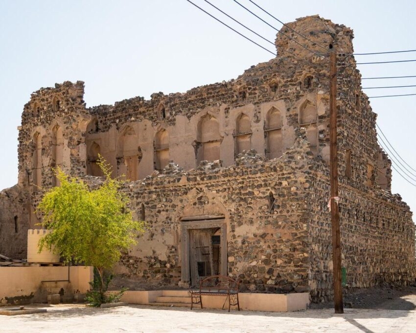 The ruins of the old town of Ibra in oman