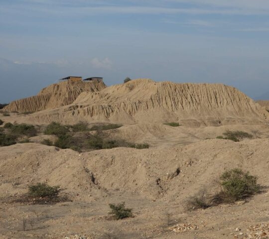 The pre-Hispanic archaeological site of Tucume, Peru