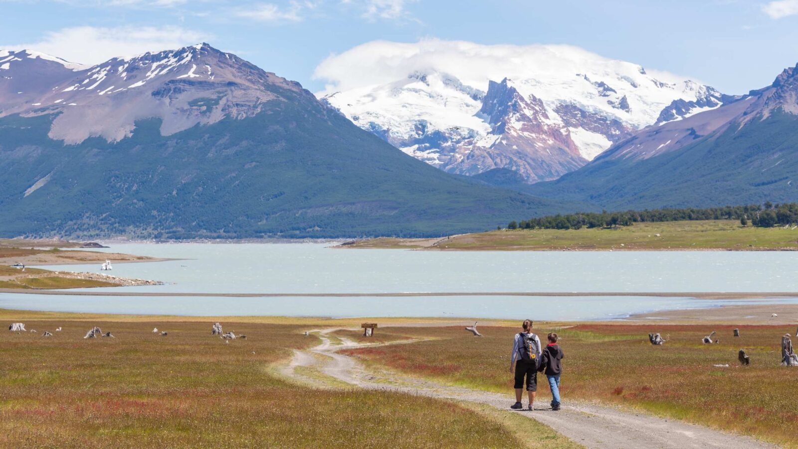 Argentina Patagonia with family on a hike
