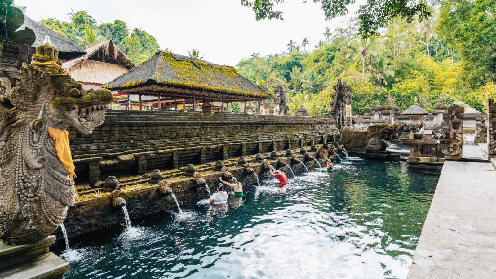 Purification Ritual At The Holy Water Temple, Ubud, Bali, Indonesia
