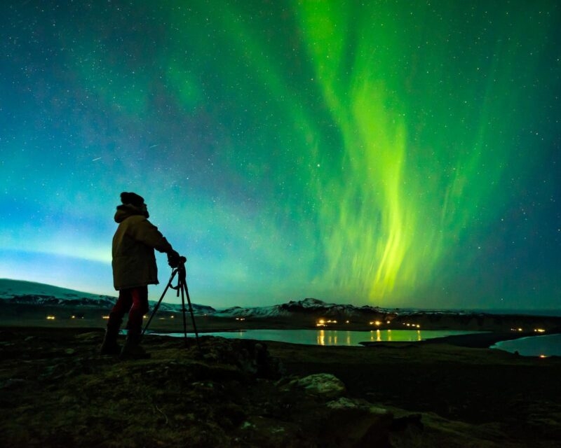 Northern Lights Reynisfjara