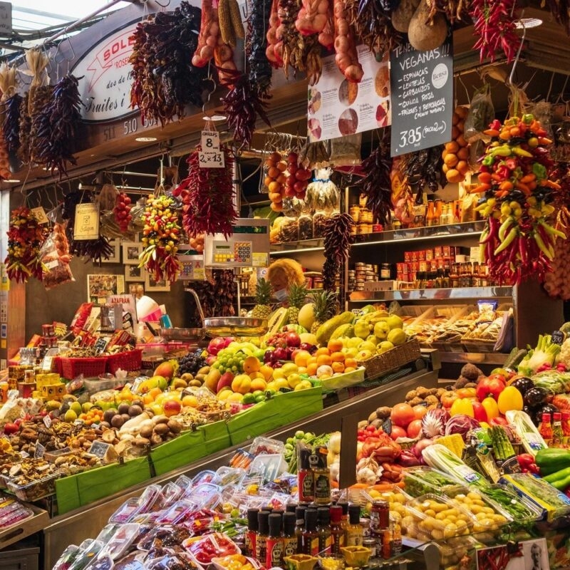 La Rambla Barcelona market