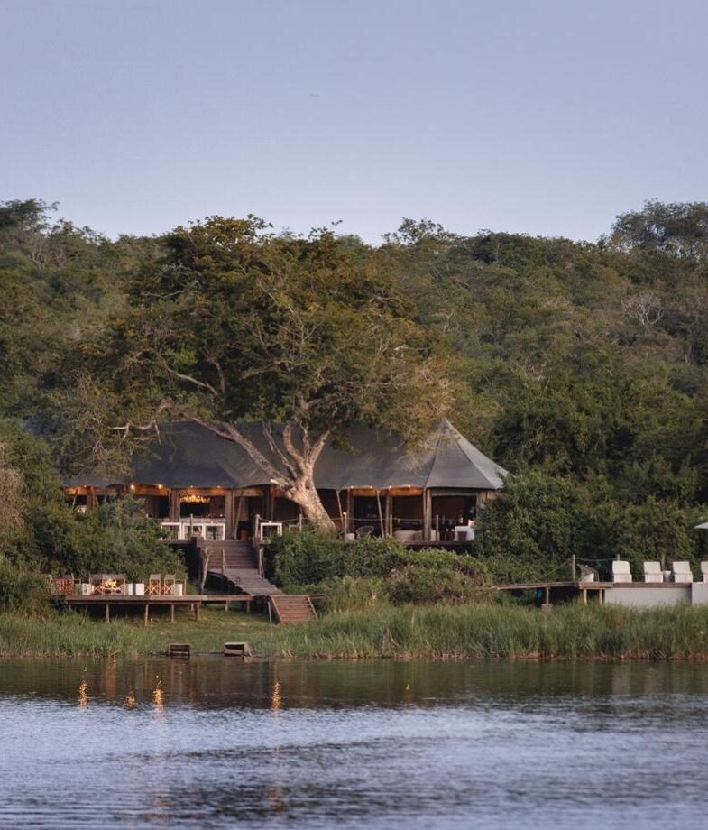 Soak up views of tea plantations from One&Only Nyungwe House, or of Lake Rwanyakazinga from Wilderness Magashi Camp