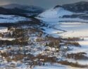 Braemar Cairngorms National Park Scotland winter