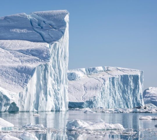 Giant iceberg at Ilulissat in greenland