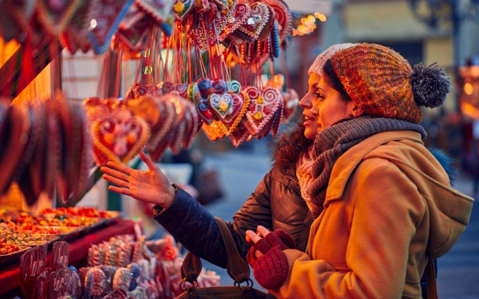 At Christmas markets, discover seasonal treats like gingerbread and roasted chestnuts.