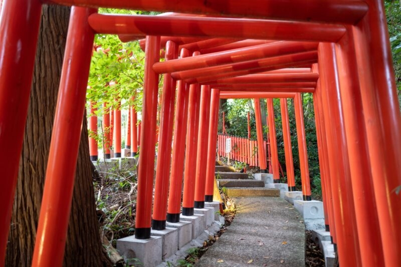 Ishiura Shrine in Kanazawa City, Ishikawa Prefecture, Japan